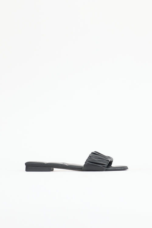 Khaite Leather Crete Slide