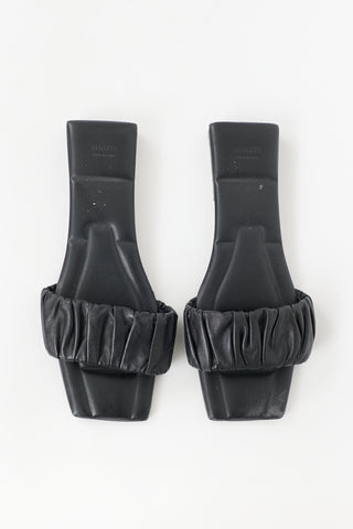 Khaite Leather Crete Slide