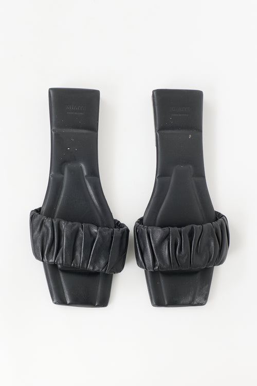 Khaite Leather Crete Slide