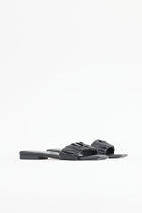 Khaite Leather Crete Slide