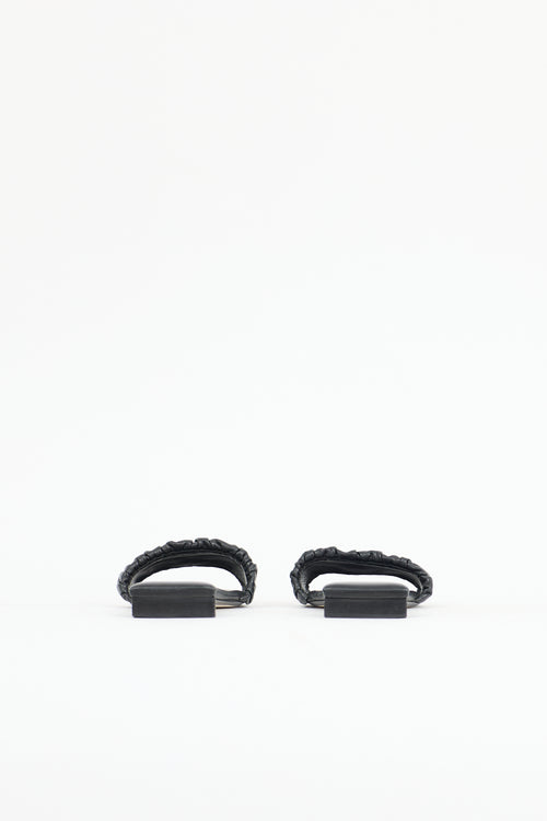 Khaite Leather Crete Slide