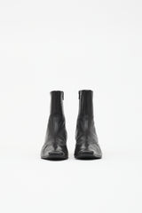 Khaite Leather Nevada Ankle Boot