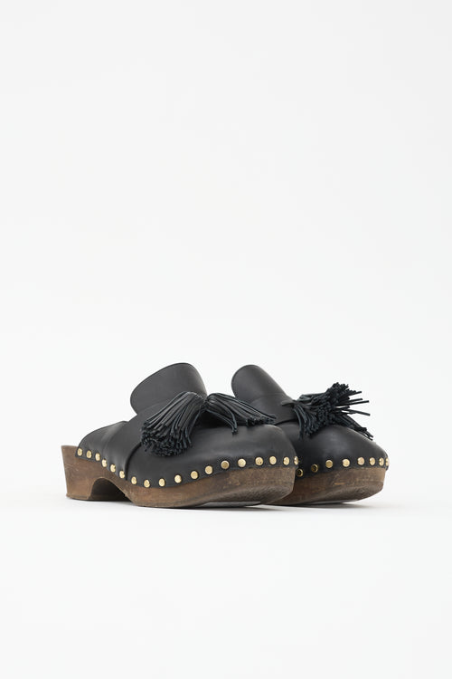 Khaite Leather Oliver Mule
