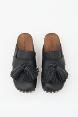 Khaite Leather Oliver Mule
