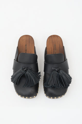 Khaite Leather Oliver Mule
