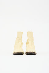 Khaite Leather Ankle Boot