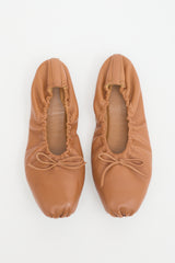Khaite Leather Ballet Flat