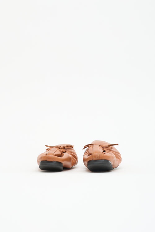 Khaite Leather Ballet Flat