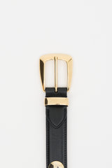 Khaite Leather Benny Studded Belt