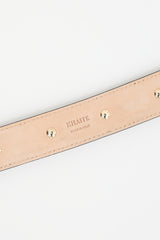 Khaite Leather Benny Studded Belt