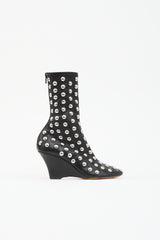 Khaite Leather Studded Apollo Boot