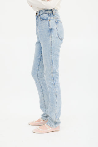 Khaite Light Wash Daria Skinny Jeans