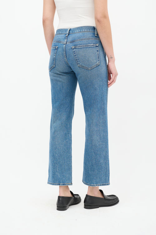 Khaite Light Wash Wendell Straight Leg Jeans