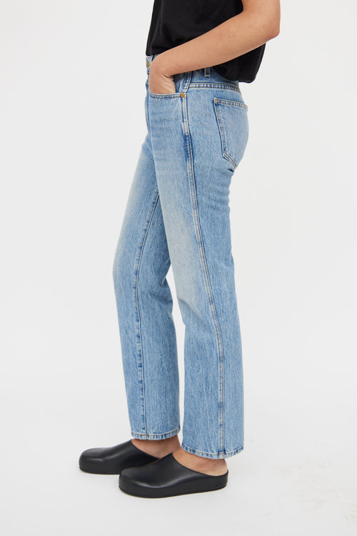 Khaite Light Wash Abigail Blue Jean