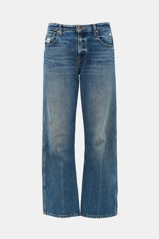 Khaite Kerrie Distressed Jeans