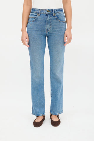 Khaite Medium Wash Vivian Jeans