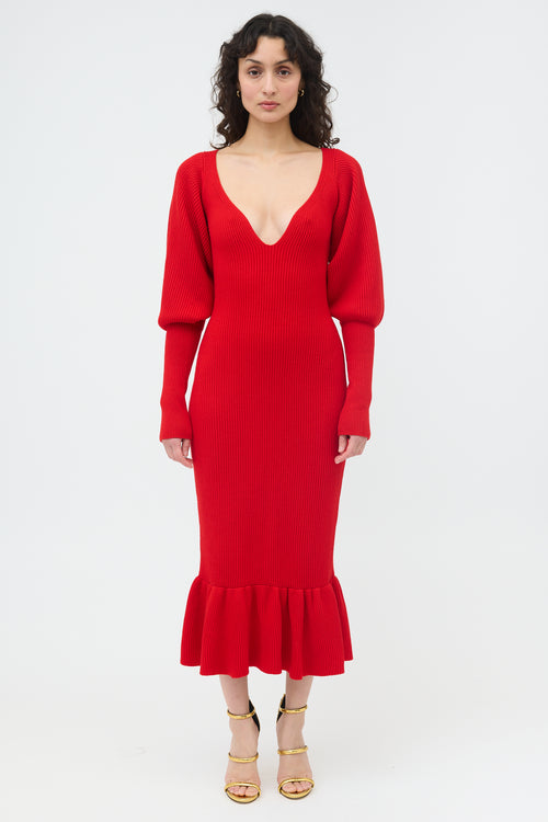 Khaite Merino Wool Knit Ina Dress