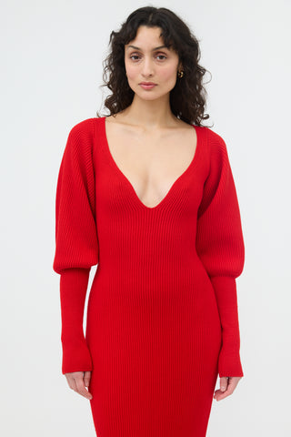 Khaite Merino Wool Knit Ina Dress