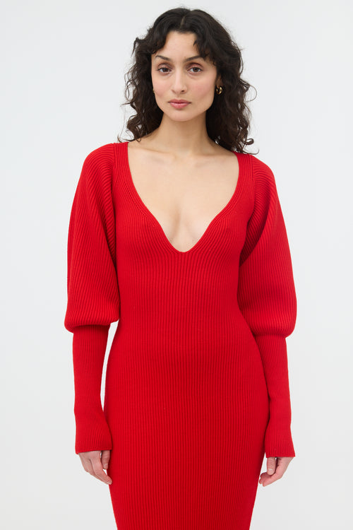 Khaite Merino Wool Knit Ina Dress