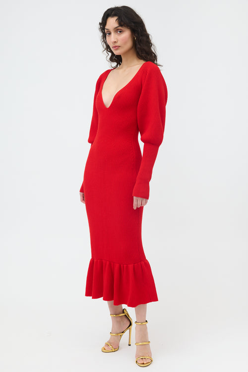Khaite Merino Wool Knit Ina Dress