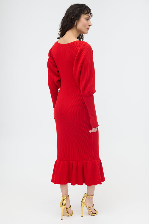 Khaite Merino Wool Knit Ina Dress
