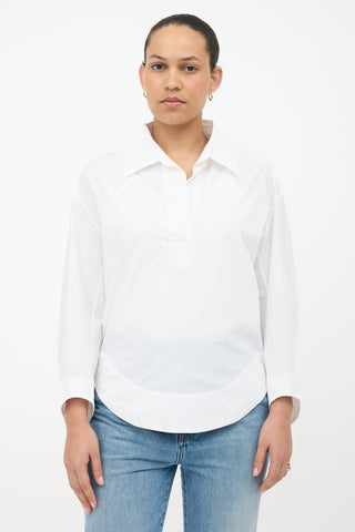 Khaite Open Placket Shirt