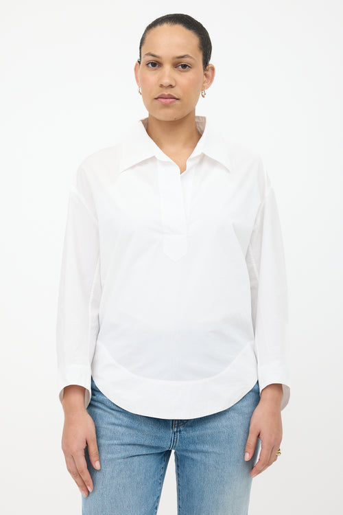 Khaite Open Placket Shirt