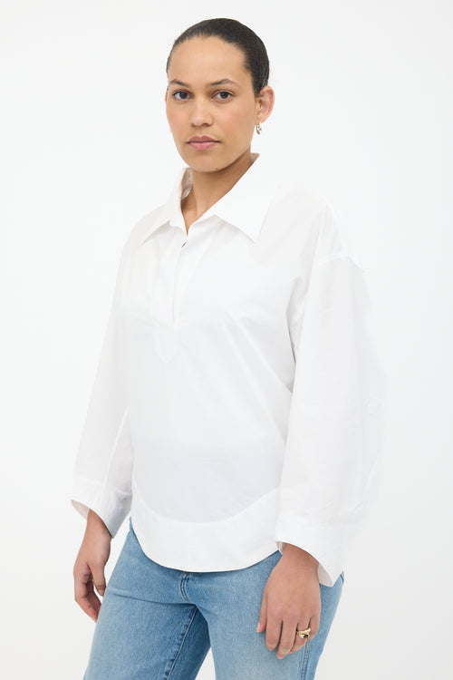 Khaite Open Placket Shirt