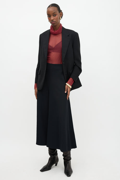 The Row Stretch Knit Mildro Culotte