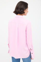 Khaite Pink Long Sleeve Shirt