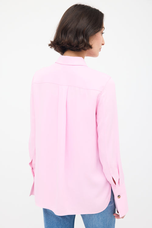 Khaite Pink Long Sleeve Shirt