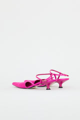Khaite Satin Seville Slingback Pump