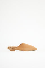 Khaite Shearling Otto Mule
