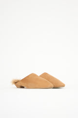 Khaite Shearling Otto Mule