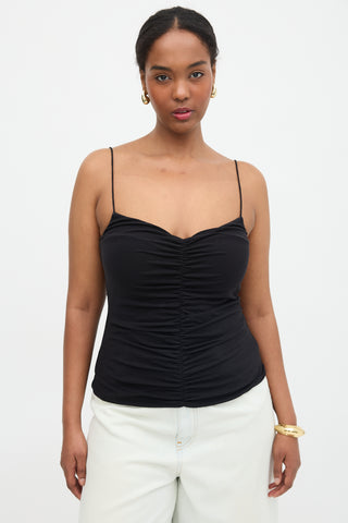 Khaite Shelly Ruched Tank Top