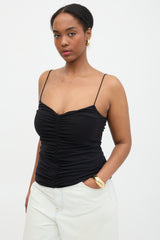 Khaite Shelly Ruched Tank Top