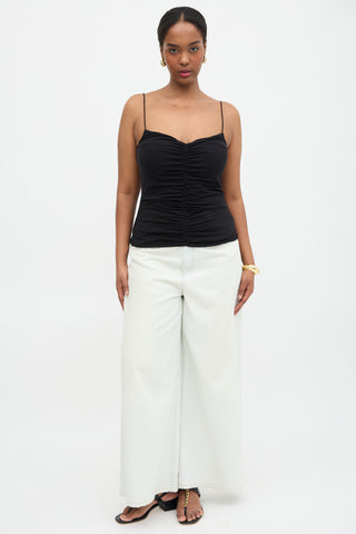 Khaite Shelly Ruched Tank Top