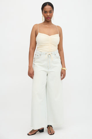 Khaite Shelly Ruched Tank Top