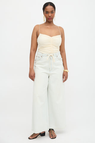 Khaite Shelly Ruched Tank Top