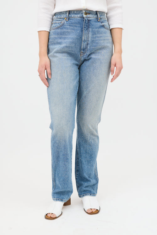 Khaite Splatter Daria Jeans