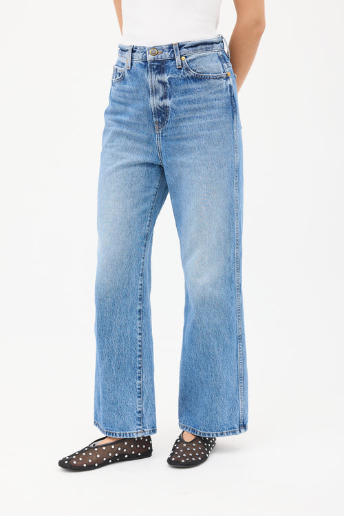 Khaite Light Wash Jordan Straight Leg Jeans