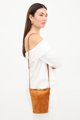 Khaite Suede Etta Bucket Bag
