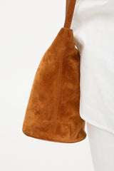 Khaite Suede Etta Bucket Bag