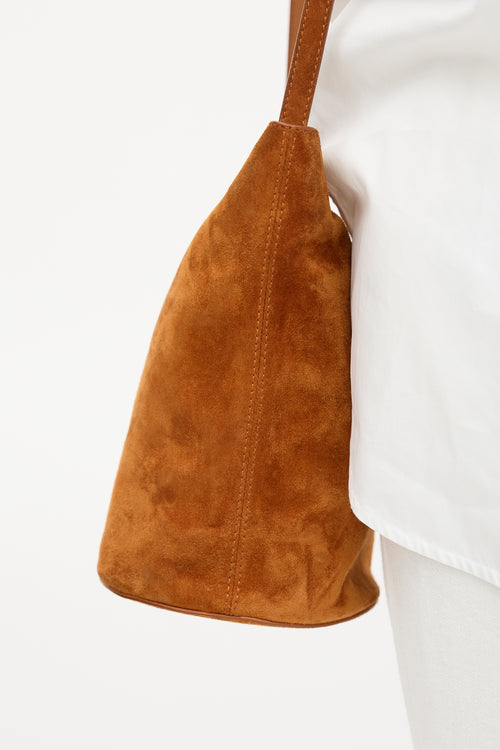 Khaite Suede Etta Bucket Bag