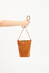 Khaite Suede Etta Bucket Bag