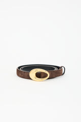 Khaite Suede Olivia Belt