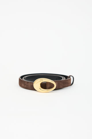 Khaite Suede Olivia Belt