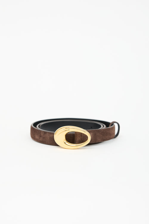 Khaite Suede Olivia Belt