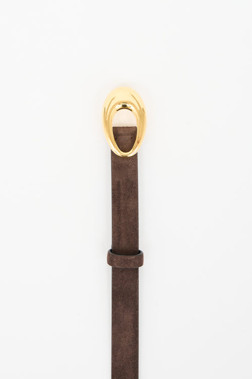 Khaite Suede Olivia Belt