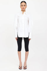 Khaite Cotton Button Up Shirt